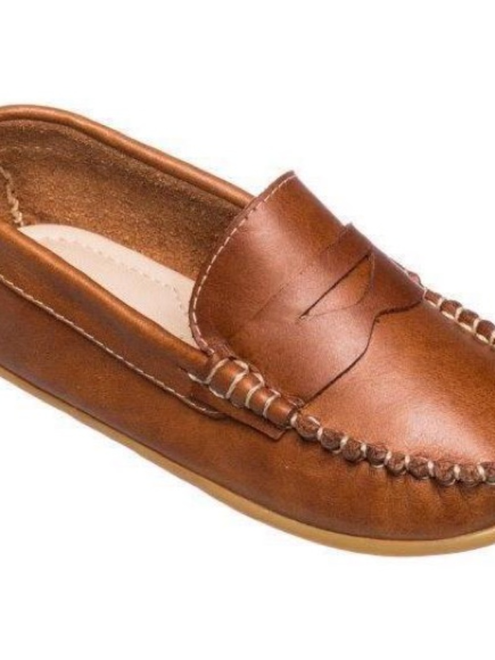 Elephantito Little Boys Brown Leather Loafers size 11.5 (EU 28)
